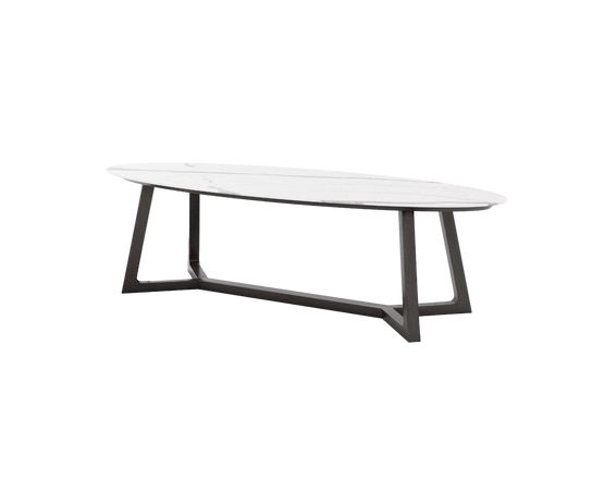 High end Perseus Oval Dining Table by Coco Wolf Casa Design