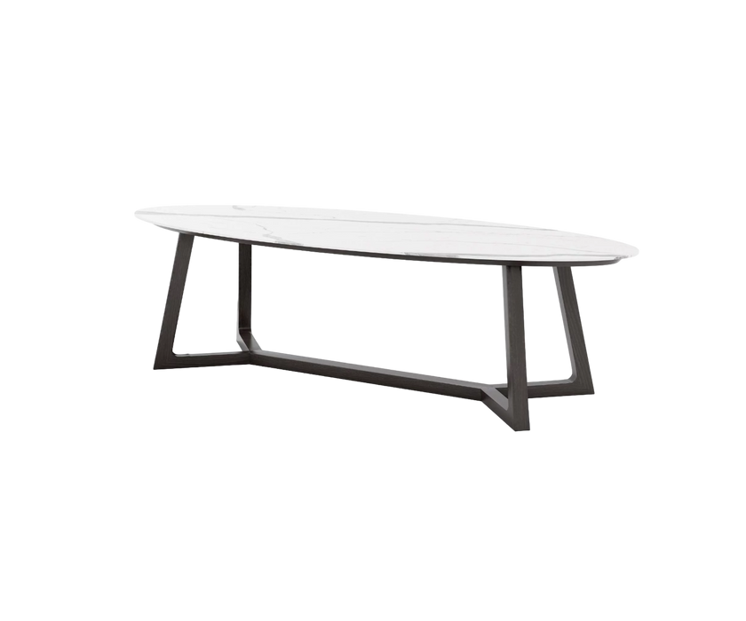 High end Perseus Oval Dining Table by Coco Wolf Casa Design
