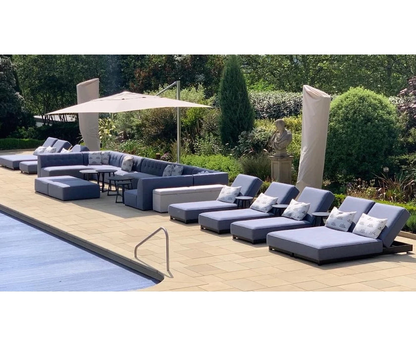Azur Double Chaise Lounge | Coco Wolf