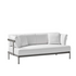 Legacy Aluminium Back 2 Seater Sofa Point 1920