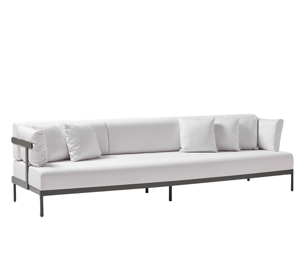 Legacy Aluminium Back 3 Seater Sofa Point 1920