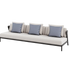 High end Porto Bench 3-4 Seater by Coco Wolf Casa Design