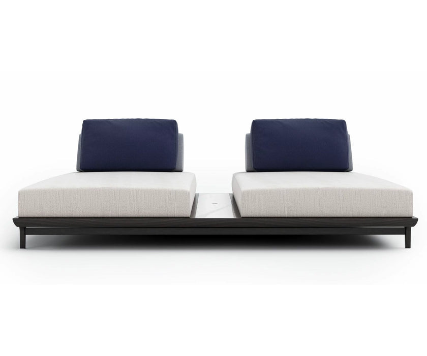 Porto Double Chaise Lounge With Table I Coco Wolf