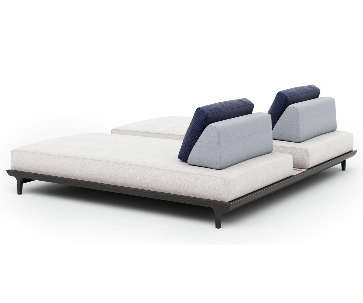 Porto Double Chaise Lounge With Table I Coco Wolf