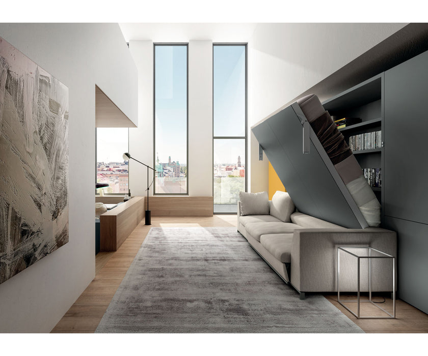Tonale Motorized Wall Bed With Sofa | Clei