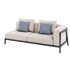 Porto Right Section 2 Seater Sofa I Coco Wolf