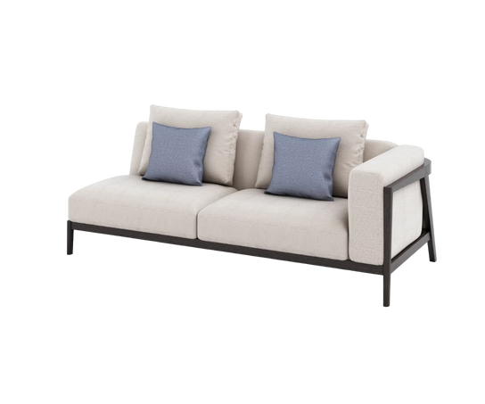 Porto Right Section 2 Seater Sofa I Coco Wolf