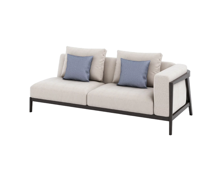 Porto Right Section 2 Seater Sofa I Coco Wolf