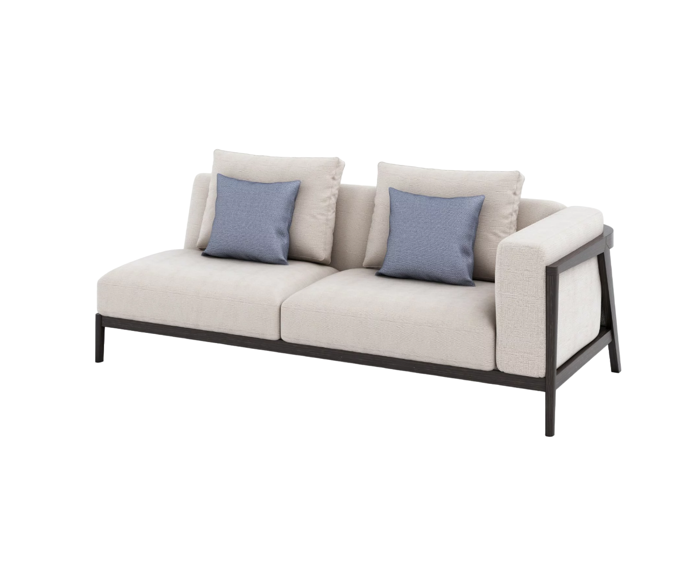Porto Right Section 2 Seater Sofa I Coco Wolf