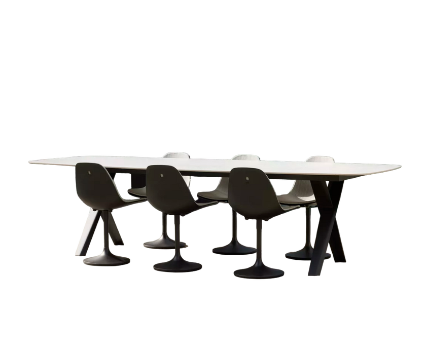 Propeller Faux Elyps Outdoor Dining Table Joli