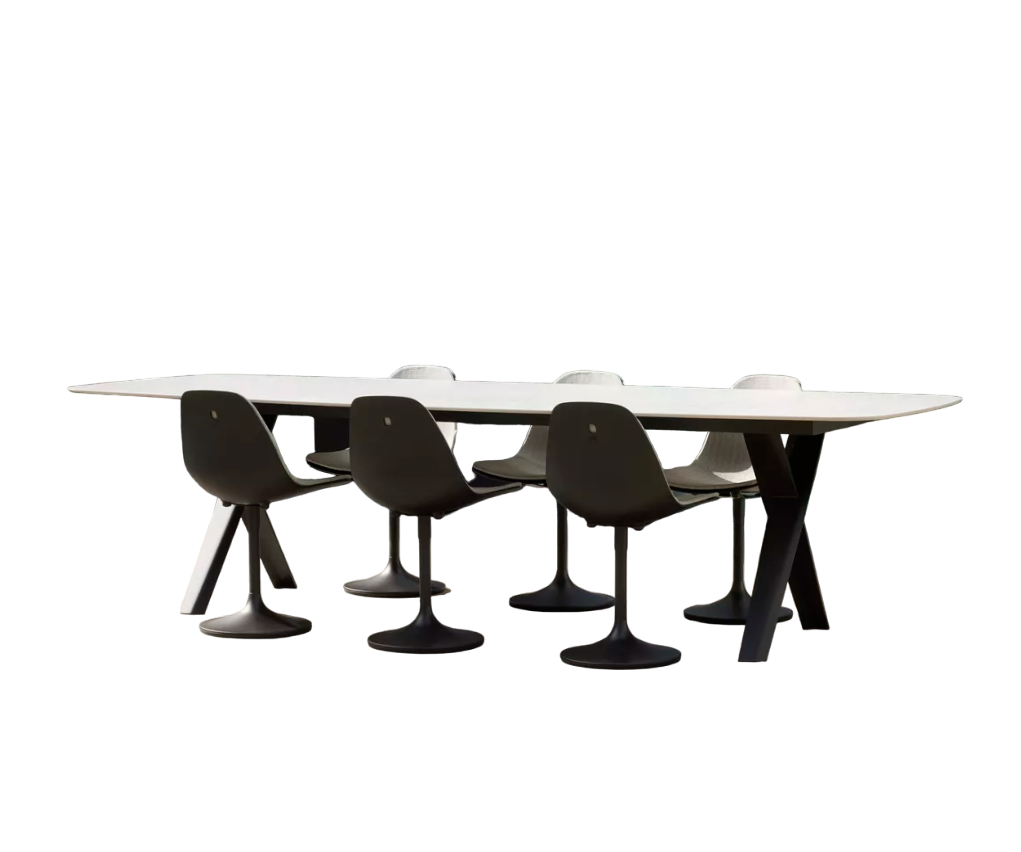 Propeller Faux Elyps Outdoor Dining Table Joli