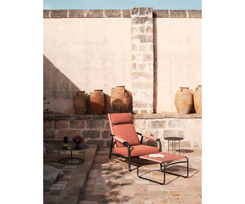 Astra High Backrest Lounge Chair I Roda