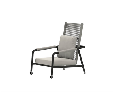 Astra High Backrest Lounge Chair Roda