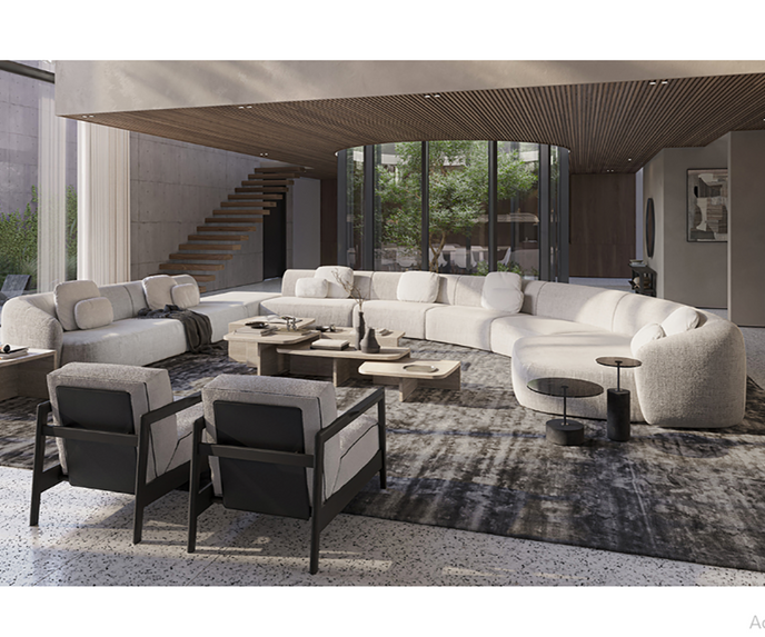 85 Shell Modular Sofa Vibieffe 