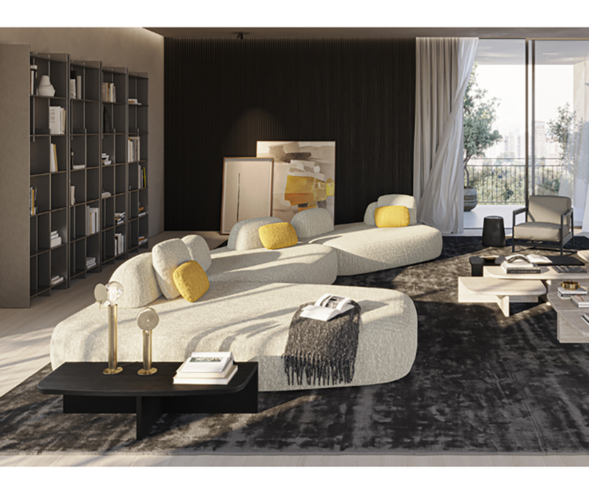 85 Shell Modular Sofa Vibieffe 