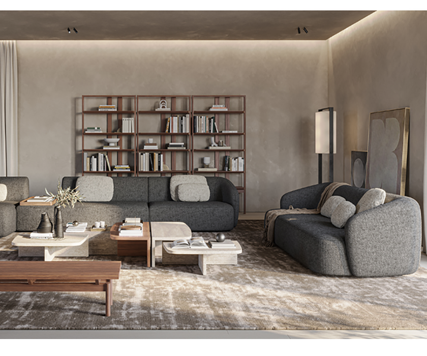 85 Shell Modular Sofa Vibieffe 