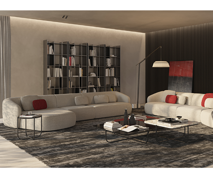85 Shell Modular Sofa Vibieffe 