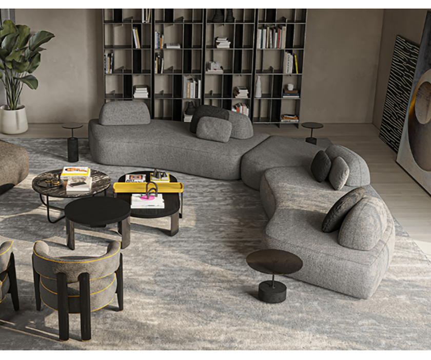 85 Shell Modular Sofa Vibieffe 