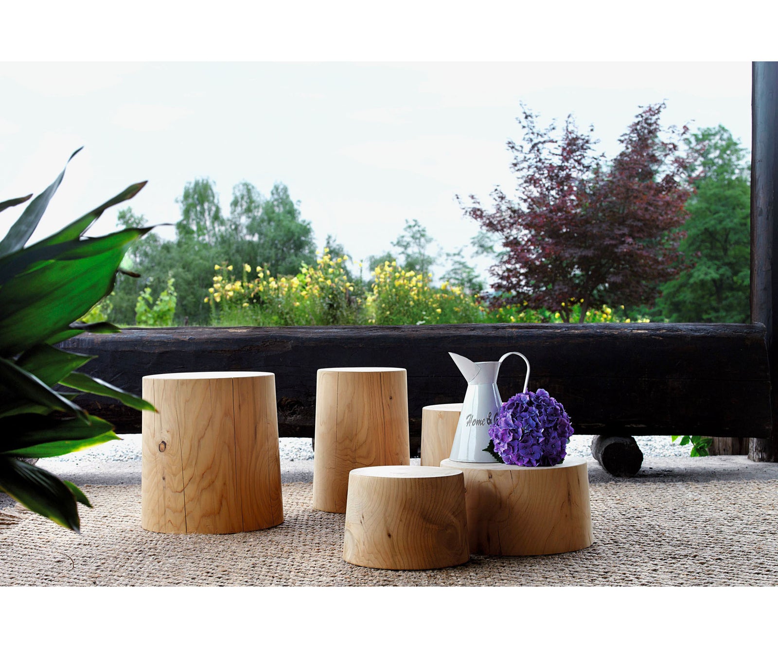 Living Wood Side Table Riva 1920 
