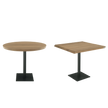 Pebbles Round & Squared Dining Table Riva 1920 