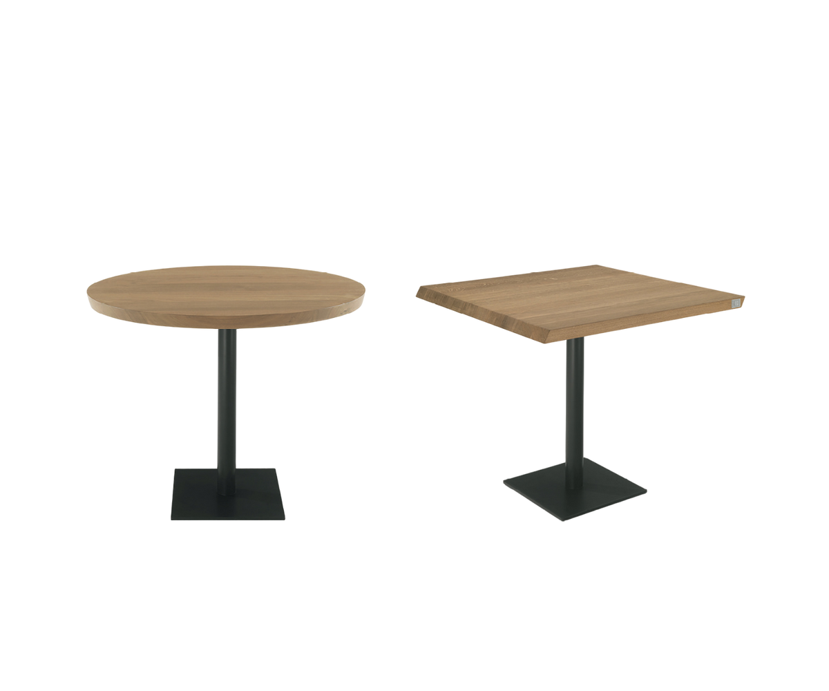 Pebbles Round &amp; Squared Dining Table Riva 1920 