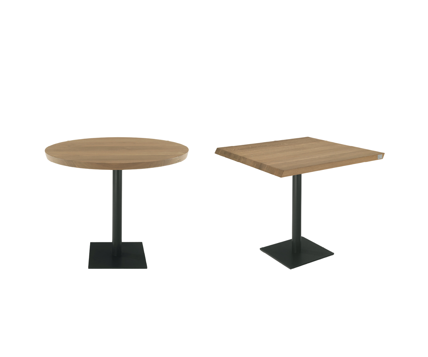 Pebbles Round & Squared Dining Table Riva 1920 