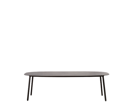 High end Tosca Low Dining Table by Tribù Casa Design