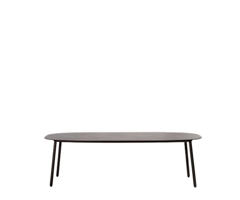 High end Tosca Low Dining Table by Tribù Casa Design