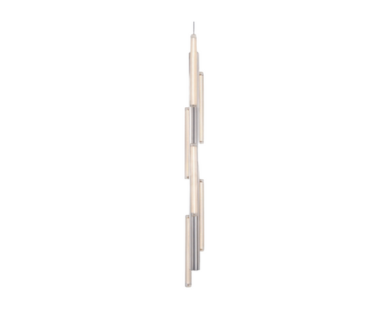 Hail 6 Light Tall Pendant Lee Broom Silver Gold 