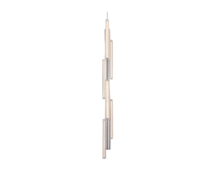 Hail 6 Light Tall Pendant Lee Broom Silver Gold 