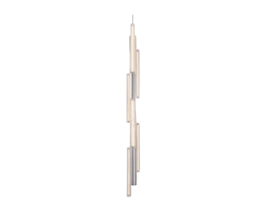 Hail 6 Light Tall Pendant Lee Broom Silver Gold 