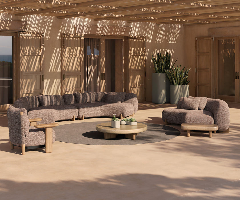 Milos Wood Lounge Chair | Vondom