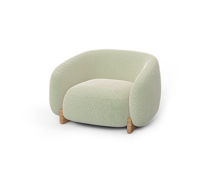 Milos Upholstered Lounge Chair | Vondom