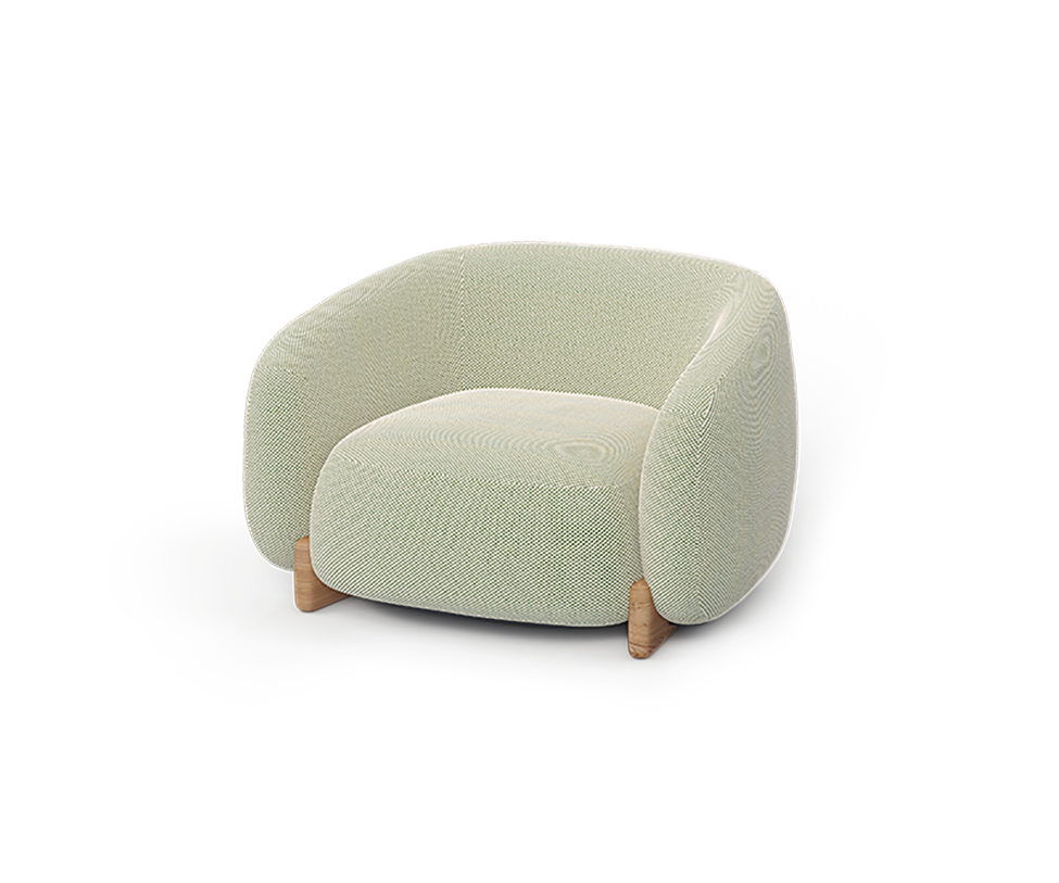 Milos Upholstered Lounge Chair | Vondom