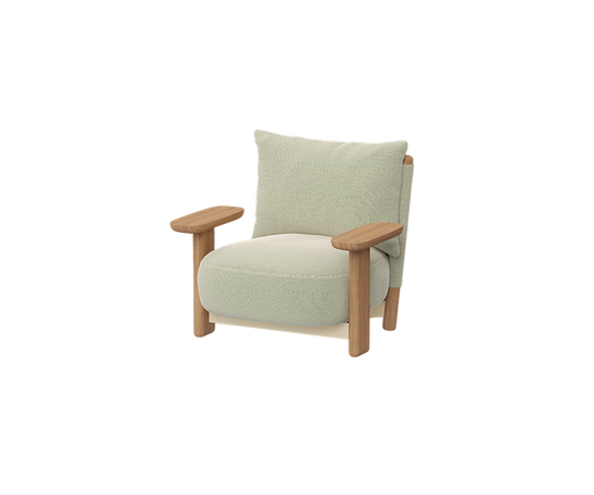 Milos Wood Lounge Chair | Vondom