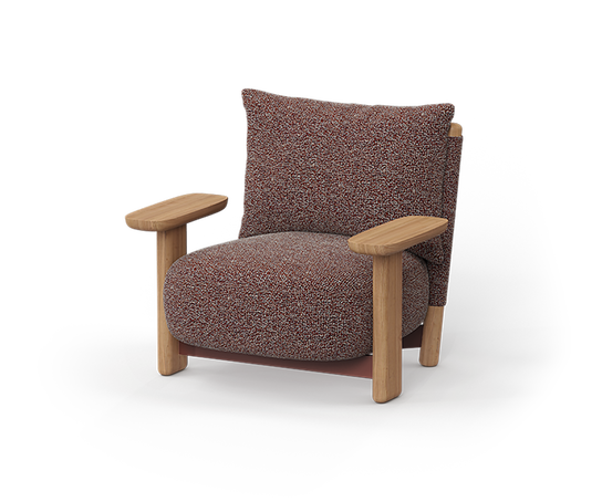 Milos Wood Lounge Chair | Vondom