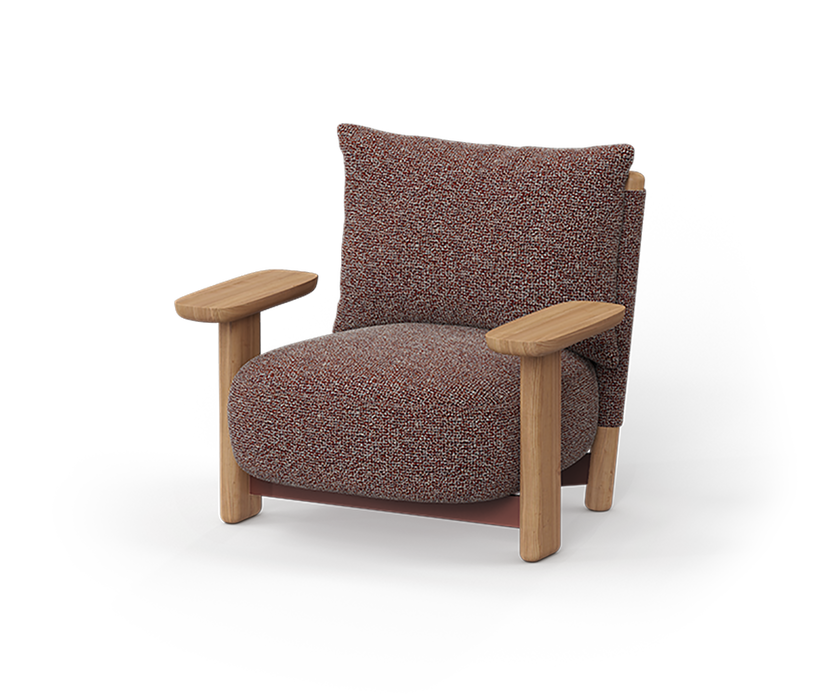Milos Wood Lounge Chair | Vondom
