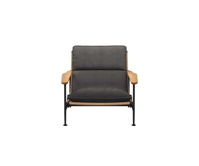 Zenith Lounge Chair With Teak Arms Gloster