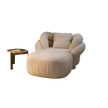Abbraccio sculptural chaise longue by Rugiano | Casa Design Group