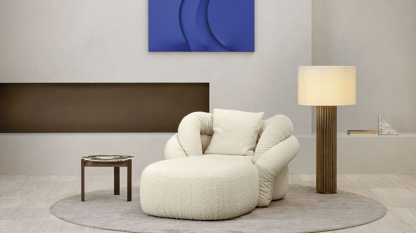 Abbraccio sculptural chaise longue by Rugiano | Casa Design Group