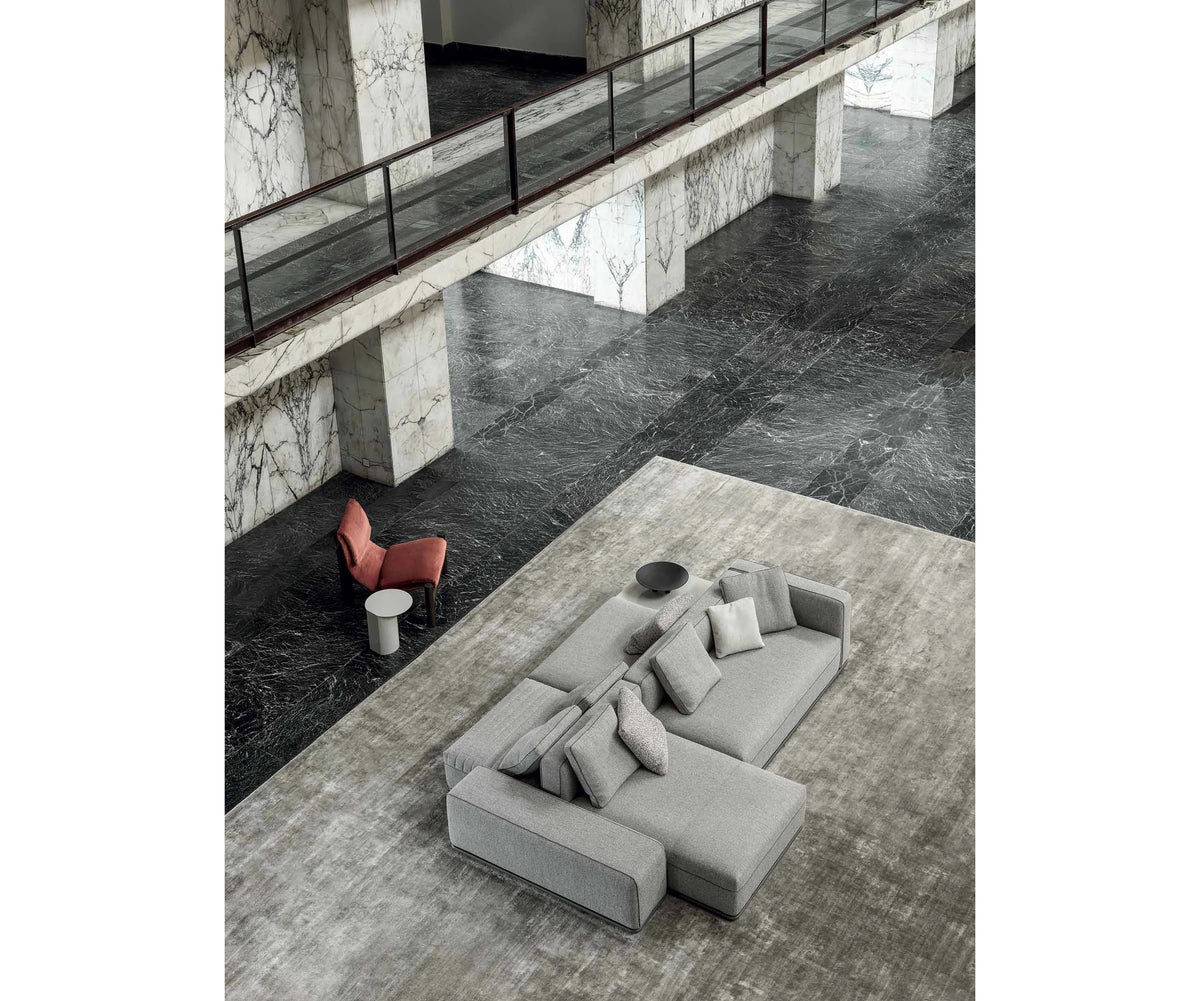 Ada Lounge Chair modern upholstered armchair with ashwood structure Casa Design Group