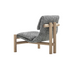 Ada Lounge Chair modern upholstered armchair with ashwood structure Casa Design Group