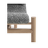 Ada Lounge Chair modern upholstered armchair with ashwood structure Casa Design Group