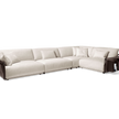 Adam Sectional Sofa by Giorgetti modular Italian sectional sofa with metal frame and removable upholstery | Casa Design Group