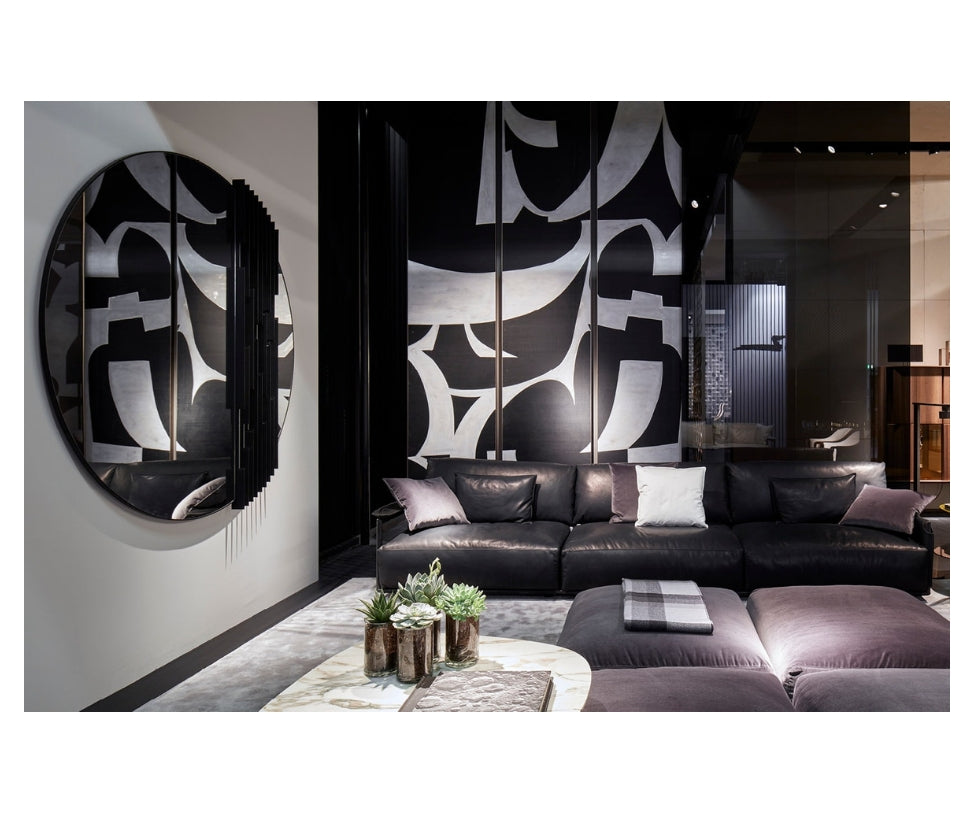 Adam Sofa by Giorgetti contemporary Italian sofa with metal frame and removable upholstery | Casa Design Group