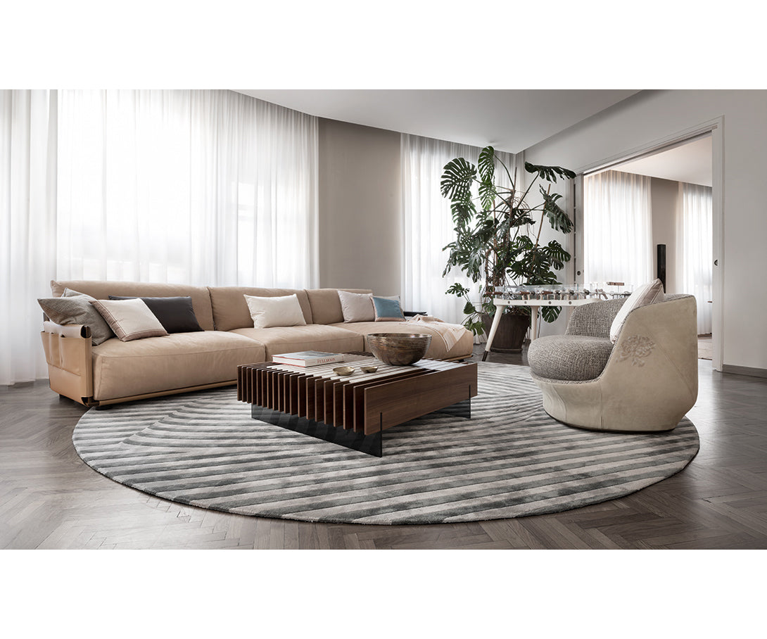 Adam Sofa by Giorgetti contemporary Italian sofa with metal frame and removable upholstery | Casa Design Group