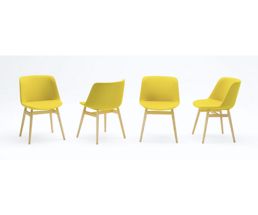Elegant Adele Dining Chair in Solid Ash Wood Base by Paola Lenti Casa Design Group