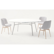Elegant Adele Dining Chair in Solid Ash Wood Base by Paola Lenti Casa Design Group