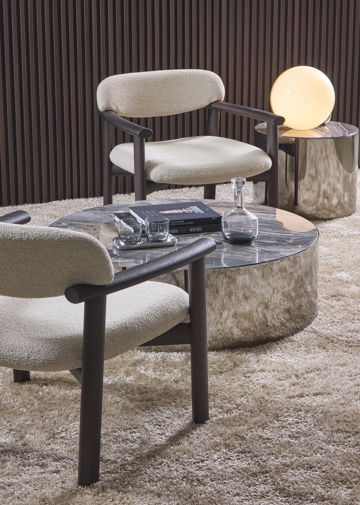 High End Afra Armchair by Marelli Casa Design Group