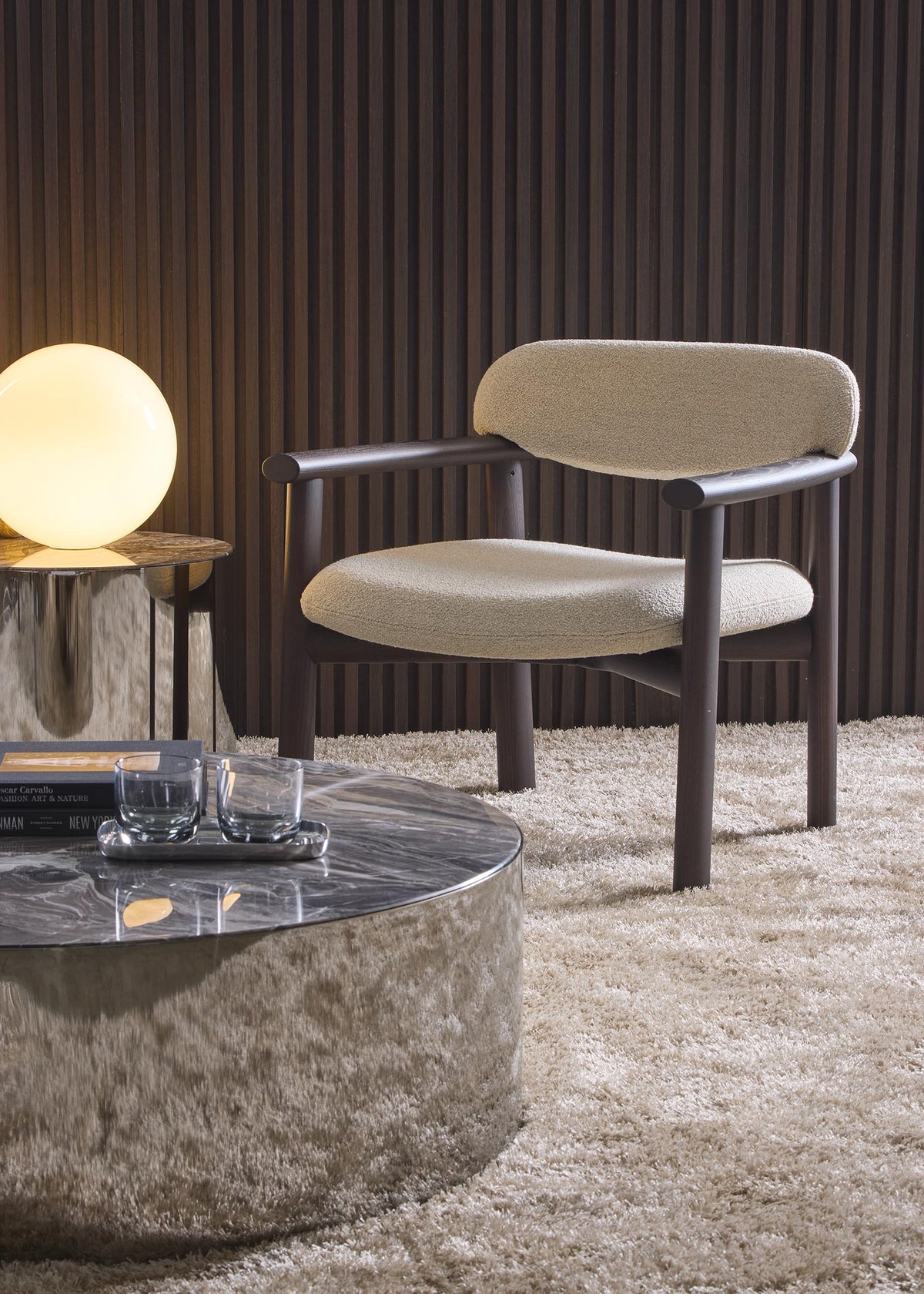 High End Afra Armchair by Marelli Casa Design Group